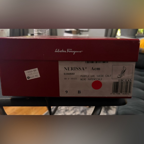 Salvatore Ferragamo Nerissa Suede High Heel Shoes size 9 - Picture 3 of 7